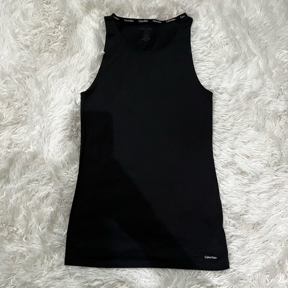 Calvin Klein Tank Top - Sleepwear - Black - Tunic - Loungewear - SZ S Women - Picture 1 of 7